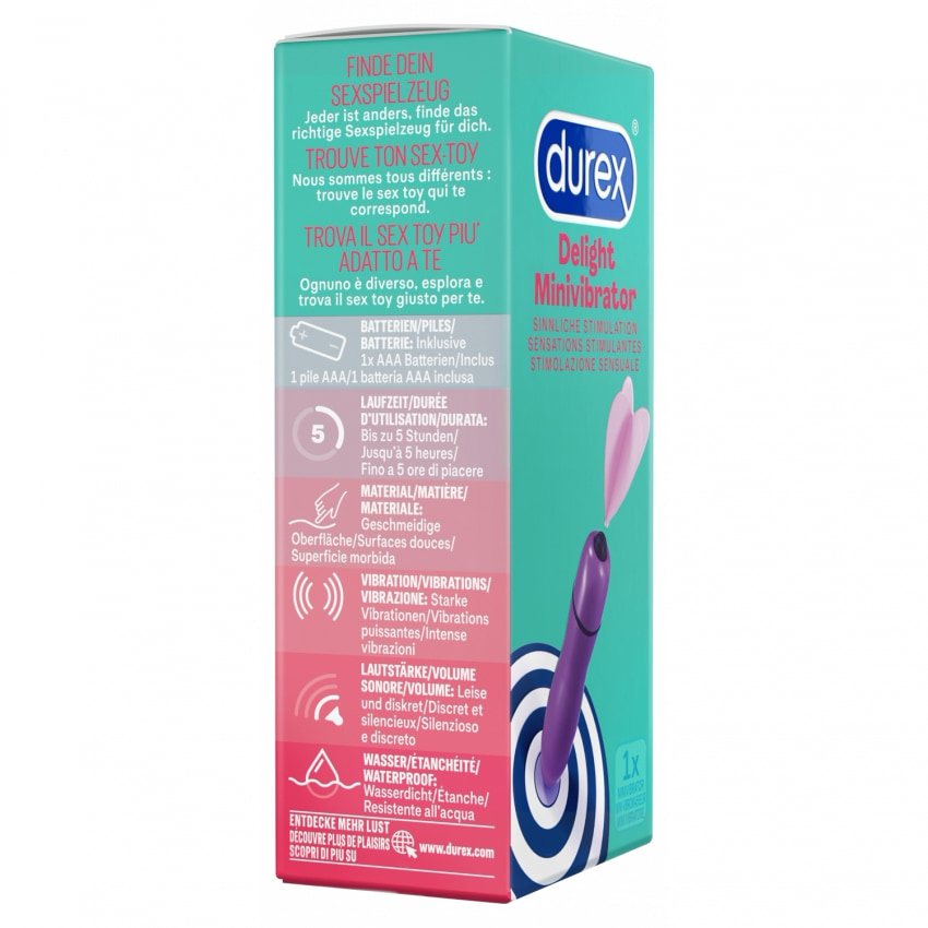Vibrator Durex Play Delight pentru Stimulare Clitoridiană