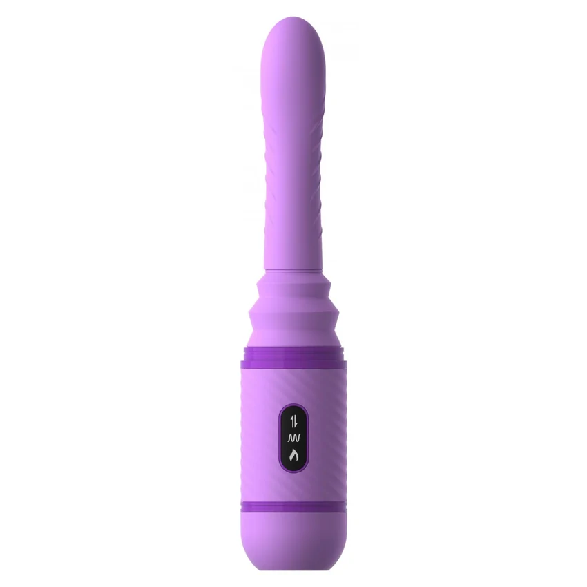 Vibrator ThrustHer Fantasy Love Cu Împingere Mov