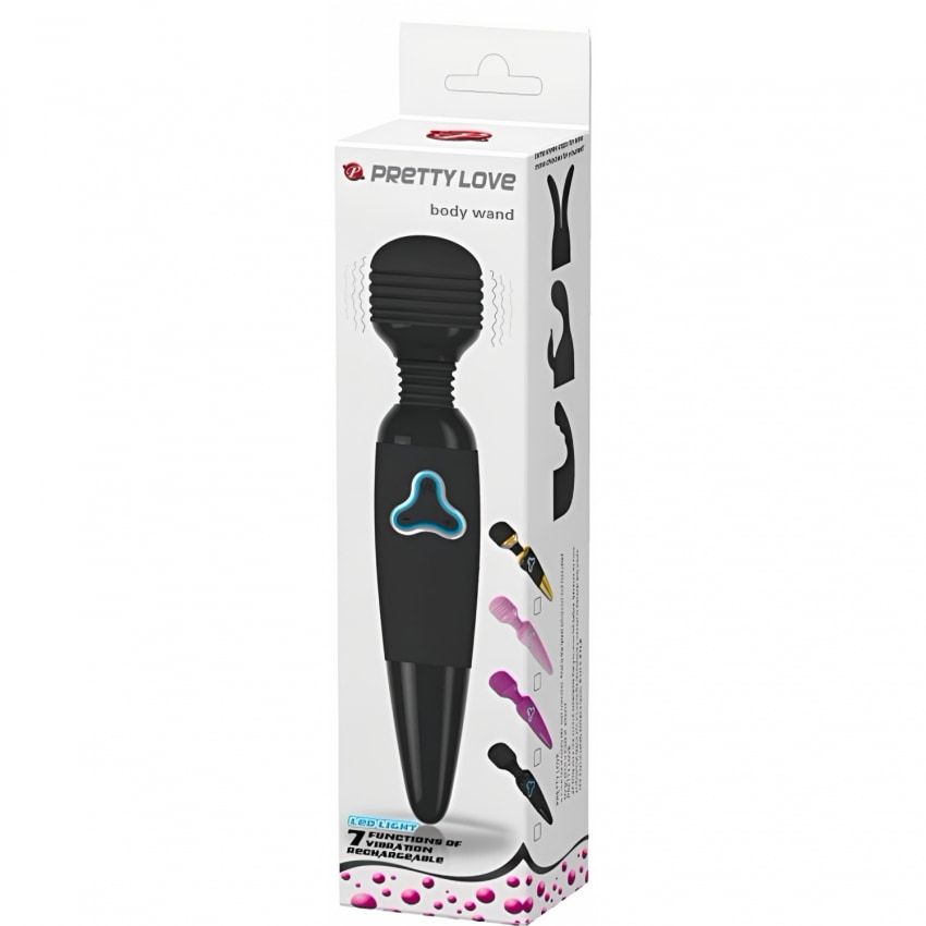 Vibrator Pretty Love Body Wand Negru
