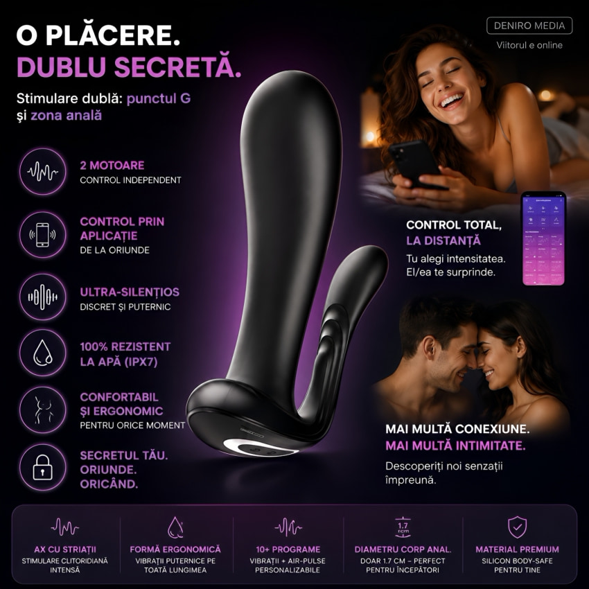 Vibrator Punctul G Top Secret Negru