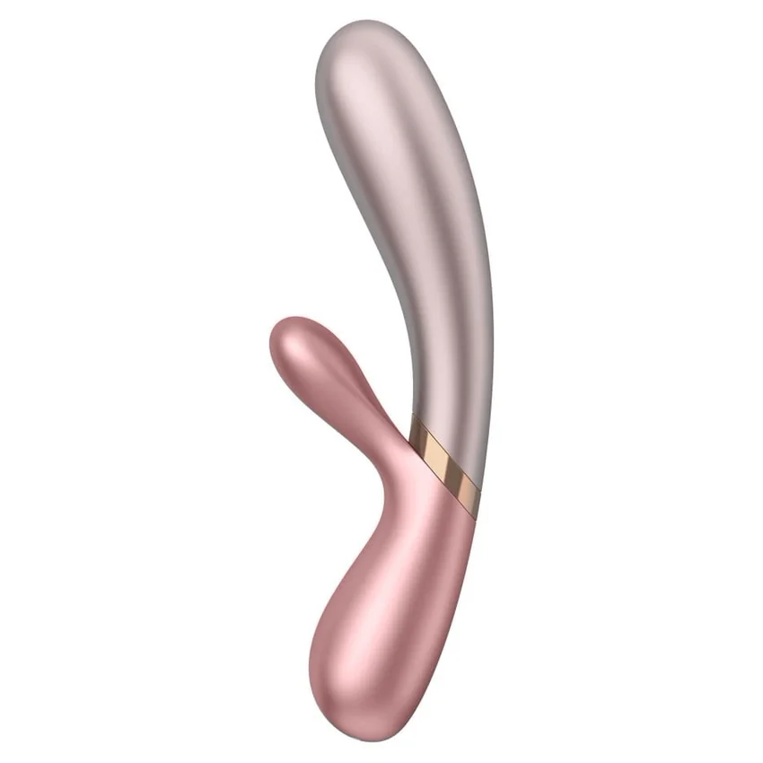 Vibrator Rabbit Hot Lover Heat Silicon 19.9cm Roz