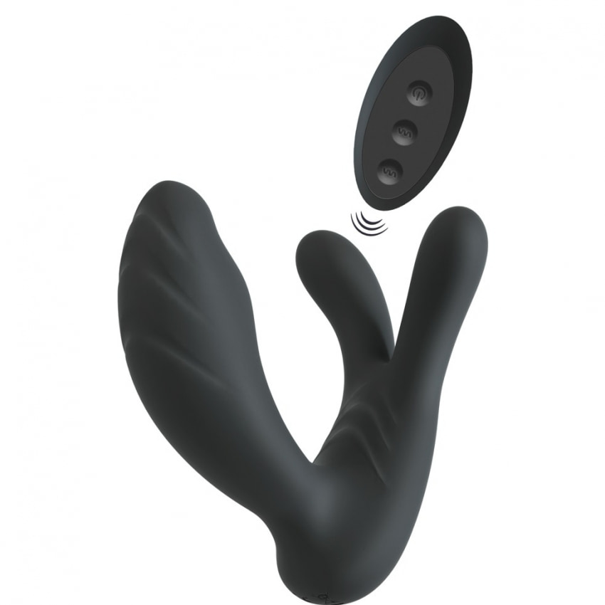 Vibrator Sweet Smile G Punct 3 Motoare Reîncărcabil Negru