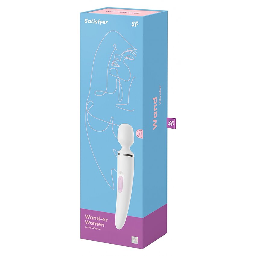 Vibrator Wand Women Satisfyer Alb