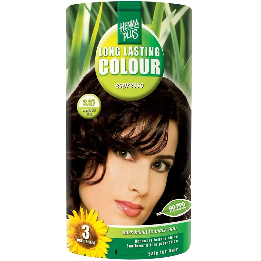 Vopsea Păr Long Lasting Colour 3.37 Espresso Hennaplus