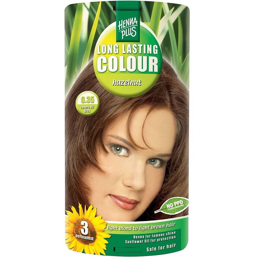 Vopsea Păr Long Lasting Colour 6.35 Hazelnut Hennaplus