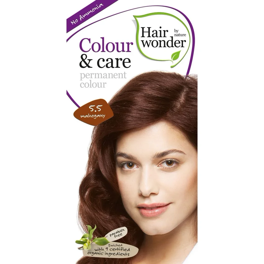Vopsea păr naturală Colour Care 5.5 Mahogany Hairwonder