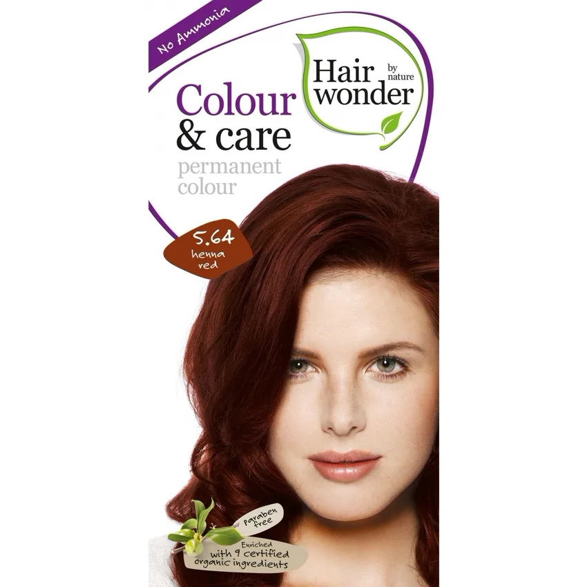 Vopsea păr naturală Colour Care 5.64 Henna Red Hairwonder