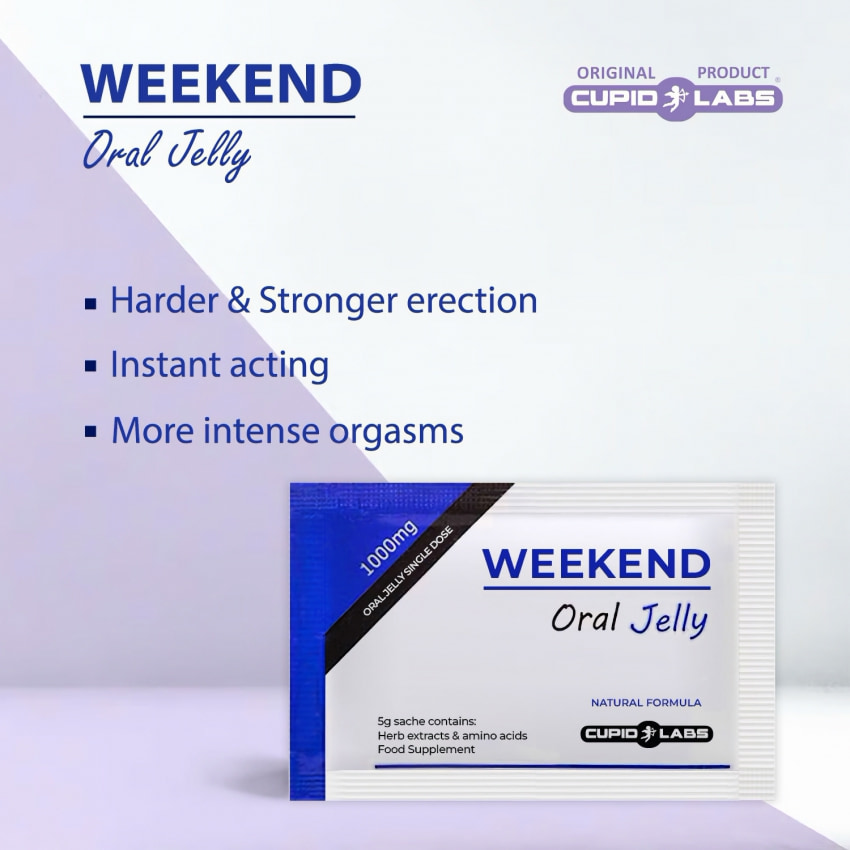 Weekend Oral Jelly cupid Labs Erecție Intensă în 30 Min