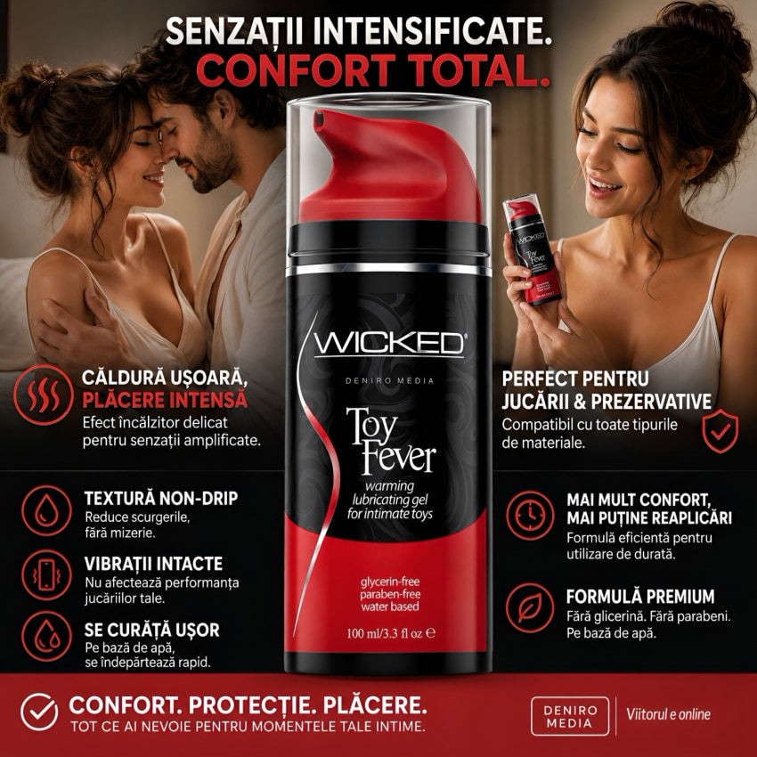 Wicked Sensual Care Fever Lubrifiant încălzitor 100 ml