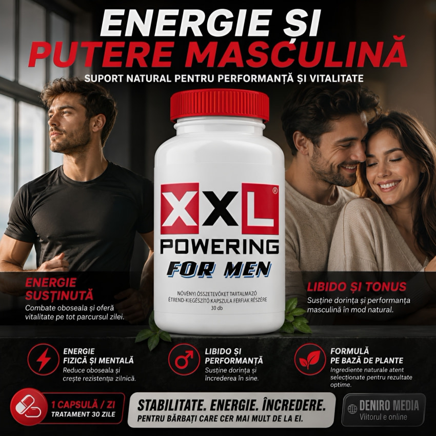 XXL Powering 30 Capsule: Potență Masculină Zilnică