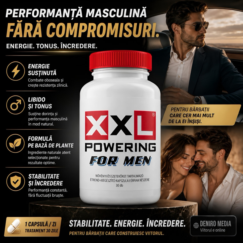 XXL Powering 30 Capsule: Potență Masculină Zilnică