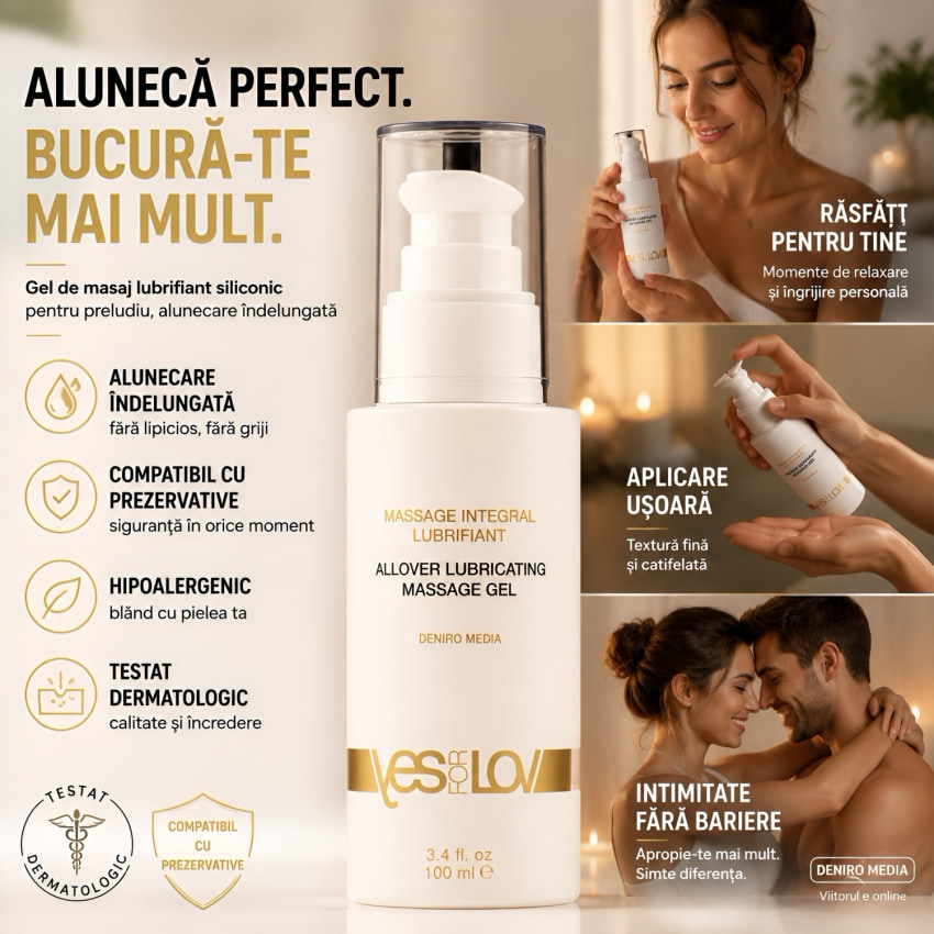 YESforLOV Gel Masaj Material lubrifiere Allover 100 ml